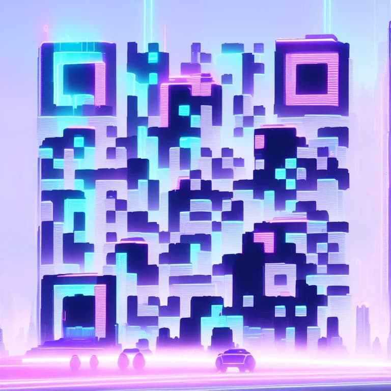 AI-generated artistic QR code - stunning visual design that is fully scannable