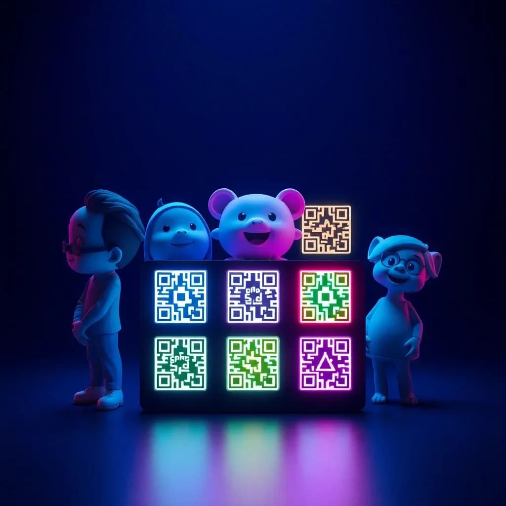 AI QR code - 130+ art style presets across 28 categories for every industry and aesthetic