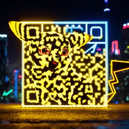 Pikachu QR art