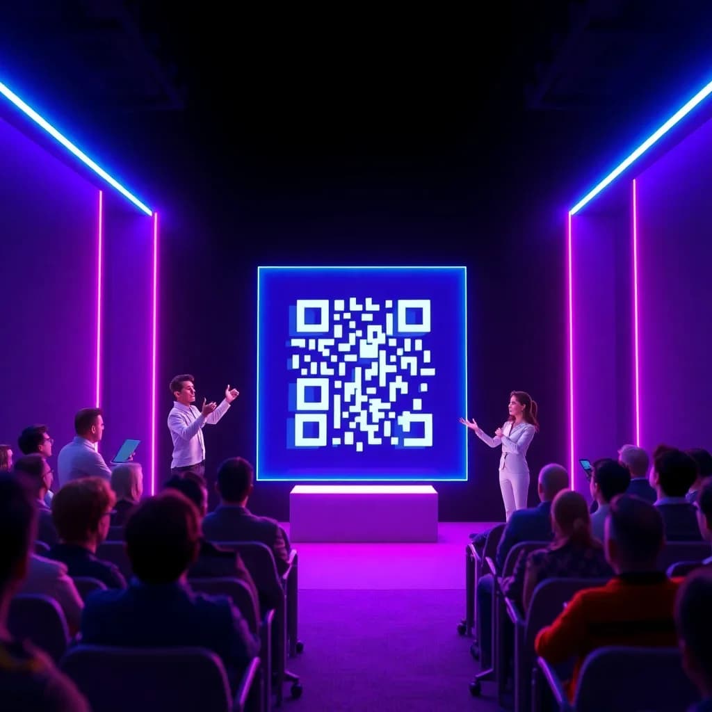 AI QR code for marketing and events - vibrant design that amplifies event branding